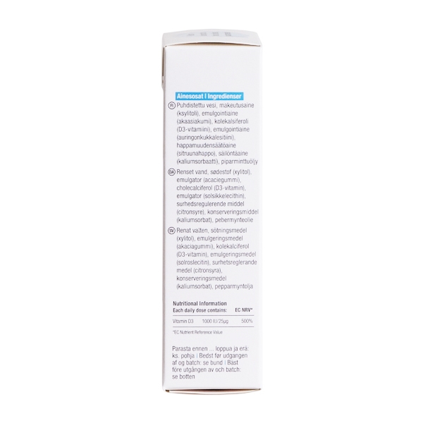 DLux1000 Daily Vitamin D Oral Spray 25 mcg 15 ml